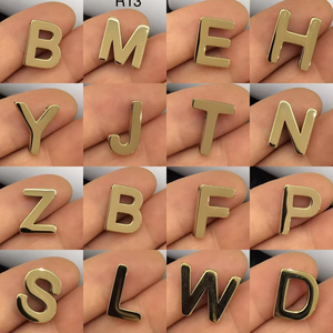 251115 <span class=keywords><strong>XUPING</strong></span> Colgante de Letra con Circonitas Pavé, Colección de Joyería Hip-Hop para Hombre y Mujer, Amuletos de Letras - Product Image 6