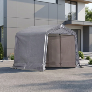 Cochera Feyan Personalizada de Una Sola Capa, con Toldo de Polietileno Ecológico de 1-3/8 Pulgadas de Grosor, Impermeable, con Estructura de Acero con Recubrimiento en Polvo, Protección UV - Product Image 1