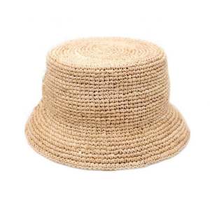 Chapeau Bob en Paille de Raphia Fait Main par un Créateur Personnalisé pour Femme, Protection Solaire pour la Plage, le Quotidien, le Sport, les Activités de Plein Air et les Tenues Décontractées - Product Image 4