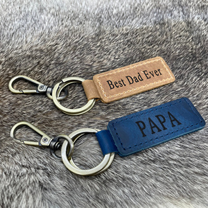 Cadeau promotionnel en vrac <span class=keywords><strong>papa</strong></span> <span class=keywords><strong>porte</strong></span>-clés <span class=keywords><strong>porte</strong></span>-clés en <span class=keywords><strong>cuir</strong></span> texte personnalisé <span class=keywords><strong>porte</strong></span>-clés fête des pères - Product Image 3