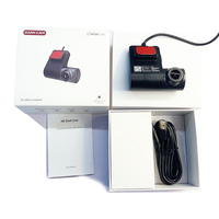 Enregistreur de voiture WiFi USB Full HD 1080P avec double liaison, vision nocturne large, assistant de conduite ADAS, H.264 MP4, couleur noire