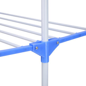 Multifuncional plegable de hierro de tres capas de pie para baño/sala de estar tendedero toallero ala fresca ecológica - Product Image 4