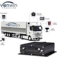Système de surveillance de la flotte de véhicules Ai 8CH WiFi GPS 4G Live View Mobile DVR Car Black Box