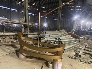 Art abstrait moderne bord de mer maison jardin décoration extérieure bateau à <span class=keywords><strong>voile</strong></span> poli <span class=keywords><strong>Sculpture</strong></span> en acier inoxydable - Product Image 2