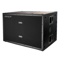 Altavoz Subwoofer Profesional de Alta Potencia de 2x18 Pulgadas, Equipo de Sonido, Subwoofer Doble de 18 Pulgadas, Altavoces Activos