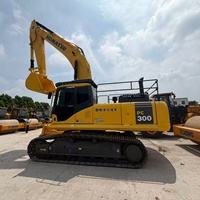 Excavatrice Komatsu PC300 d'occasion, 30 tonnes, conforme EPA CE, pour usage agricole