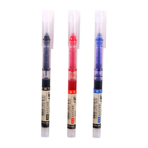 Quick Dry Rollerball <b>Pen</b> 0.5Mm Red Black Gel Ink Office Signature Stationery Plastic Shell Stainless Steel Tip - Product Image 3