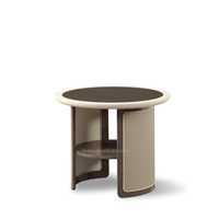 Ensemble de table basse ovale en marbre de luxe moderne, design élégant pour la décoration de la maison, salon, canapé, meubles de centre