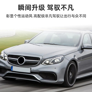Kit carrosserie complet Mercedes-Benz Classe E 2014-2015 W212, pare-chocs avant style AMG, matériau PP noir - Product Image 4