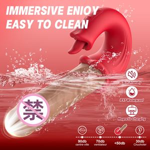 Cross-Border Adult Bed Sexspielzeug für Paare Weibliche einziehbare Zunge lecken <span class=keywords><strong>Vibrator</strong></span> Orgasmic Masturbation Device Direct - Product Image 4