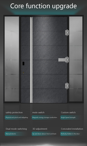 2026 Más Vendida Bisagra Oculta de Aleación de Aluminio, Ajustable en 3D, con Cierre Automático, Invisible, para Puerta de Madera, Personalización OEM - Product Image 3