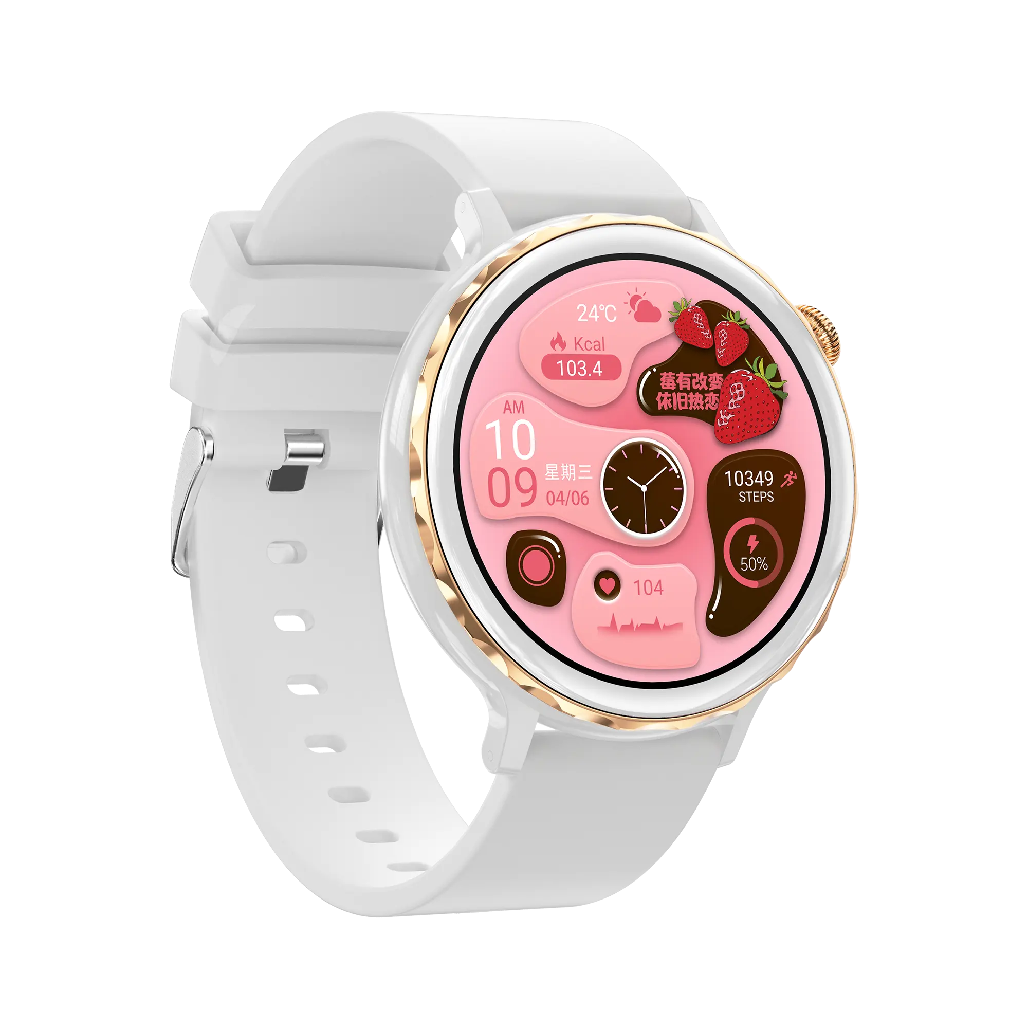 2024 produk baru DW21 layar sentuh penuh pelacak kebugaran panggilan Online cerdas Ios Android olahraga mode jam tangan pintar wanita