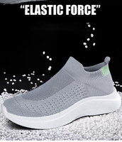 Chaussures décontractées pour hommes très vendues, avec empeigne en maille respirante, semelle souple, faciles à enfiler, légères, pour intérieur et extérieur