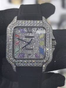 <span class=keywords><strong>Orologi</strong></span> da <span class=keywords><strong>Uomo</strong></span> Hip Hop di Lusso Personalizzati con Diamanti Moissanite VVS Colore D, Certificati Tester, Stile Iced Out, All'ingrosso - Product Image 6