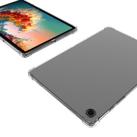 Étui de protection transparent souple en TPU pour tablette Samsung Galaxy Tab A9 SM-X110 8,7 pouces, coins renforcés anti-chute