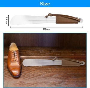 Wayeah Chausse-pied en acier inoxydable de 12 pouces avec poignée pour hommes, femmes et enfants (Durable, épaisseur 2 mm) - Product Image 5