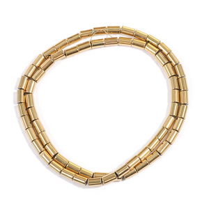 Cuentas de hematita de retención de Color chapadas en oro, cuentas sueltas cuadradas de <span class=keywords><strong>estrella</strong></span> de disco plano de hematita para fabricación de joyería, pendientes de pulsera DIY - Product Image 5
