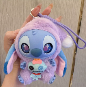 Cajas Sorpresa Stitch Come Algo Antes <span class=keywords><strong>de</strong></span> Dormir, Juguetes <span class=keywords><strong>de</strong></span> Peluche <span class=keywords><strong>de</strong></span> Vinilo con Caras <span class=keywords><strong>de</strong></span> Dibujos Animados, Lindos, 100% Originales, Accesorios para Bolsos - Product Image 2