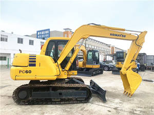 Bon état mini excavatrice de KOMATSU d'excavatrice de 6 tonnes PC60-7 PC70-8 l'excavatrice de chenille PC78US - Product Image 6