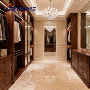 Système de garde-robe de luxe personnalisé | Construction en contreplaqué de qualité supérieure avec porte-pantalons à tiroirs - Product Image 1