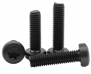 GB2672 10,9 grado Torx cabeza redonda cabeza plana tornillos negros M5 - Product Image 1