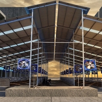 Nave Industrial Prefabricada Moderna, Estructura de Acero, Taller, Fábrica, Personalizada
