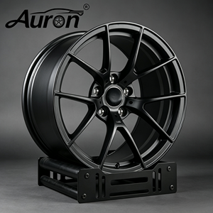 ล้อแม็กซ์ Auron แบบหลายก้าน ขนาด 5.5x15 สีดำด้าน ผลิตจากวัสดุหล่อขึ้นรูปชิ้นเดียว สำหรับรถยนต์นั่งส่วนบุคคล - Product Image 3