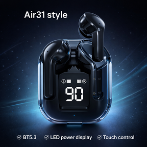 Audífonos Inalámbricos Air31 TWS, Auriculares Estéreo Intrauditivos con Pantalla Digital, Indicador de Batería, Resistentes al Agua, Conexión Inteligente BT5.3 - Product Image 5