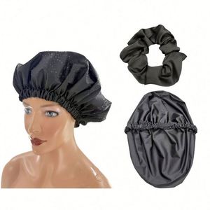 Gorro de Ducha Impermeable de Doble Capa de EVA, Ajustable y Reutilizable, para Cabello Largo, Trenzas y Rastas, Cómodo, Ideal para Regalo o Promoción - Product Image 4