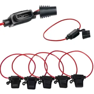 SEUO-portafusibles para coche, portafusibles en línea, impermeable, con cable, 8AWG/10AWG, a buen precio