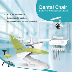 Fauteuil dentaire électrique Haoyi avec table de traitement rotative à 90 degrés, boîte latérale intégrée, en plastique noir, Foshan Guangdong - Product Image 3