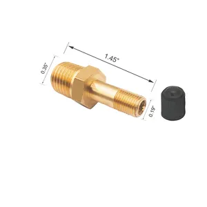 Ottone Schrader 1/8 "NPT Air Valvola del Serbatoio Del Serbatoio Del Carburante Valvola