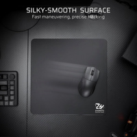 Glass Mousepad Tempered Aluminosilicate Glass Mat with AG or Oil Sand Finish AF EXO Coating 2mm 3mm Rounded Edge Gaming