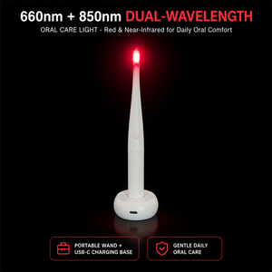Dispositivo de Luz Roja de Doble Longitud de Onda 660nm + 850nm para Herpes <span class=keywords><strong>Labial</strong></span> y Aftas, Sin Cremas, Sin Químicos, Compacto, Portátil, OEM Disponible - Product Image 3