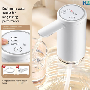 <span class=keywords><strong>Pompe</strong></span> à <span class=keywords><strong>eau</strong></span> électrique à double <span class=keywords><strong>pompe</strong></span> pour bouteilles, distributeur d'<span class=keywords><strong>eau</strong></span> portable rechargeable pour usage domestique - Product Image 4