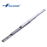 Glissières de tiroir modernes en acier inoxydable robustes à trois sections, capacité de charge de 55 kg, pour cuisine, chambre, salle de sport, salle à manger, extérieur