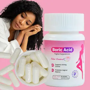 Chinaherbs Wholesale boric acid suppositories vagina powder capsules pops detox boric acid suppository vaginal tightening pills