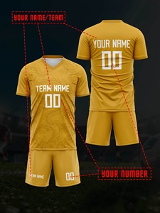 Maillot de football américain de haute qualité imprimé à manches courtes personnalisé avec noms d'équipe/joueurs unisexe adulte - Product Image 6