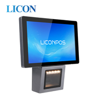 Système de point de vente Licon T100 avec écran tactile de 10 pouces, scanner de codes-barres, Android 11, vérificateur de prix, métal, garantie 1 an, 2 Go/4 Go/8 Go, 32 Go, 1D