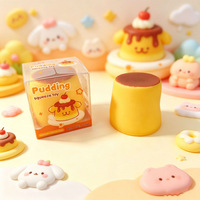 En gros Squishies en forme de blocs de maïs, à son croquant, à presser, saveurs Ananas, Pudding au fromage, Cacahuète, Mangue