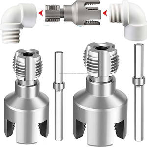 Kit Filettatore per Tubi in PVC Compatibile con Trapano Elettrico da 1/2 3/4 1 Pollice, Accessori per Utensili Elettrici per Taglio Tubi in PVC - Product Image 3