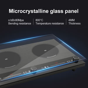 Nouvelles tendances <span class=keywords><strong>2025</strong></span> Plaque de cuisson vitrocéramique encastrable 3000W à 2 brûleurs, multifonction électrique à <span class=keywords><strong>induction</strong></span> pour usage domestique - Product Image 5