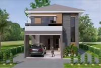 Villa préfabriquée moderne en acier léger de luxe à faible coût, plan de maison esthétique pour usage en appartement