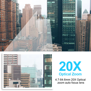 Jidetech กล้องรักษาความปลอดภัย5MP 20X ซูมออปติคอล PTZ ไร้สายติดตามอัตโนมัติเครือข่าย <span class=keywords><strong>WIFI</strong></span> IP66 CMOS โดยไม่ต้องติดตามอัตโนมัติ - Product Image 4