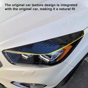 Cubierta Adhesiva Decorativa para Faros Delanteros de Coche, Estilo ABS, para Ford Escape Kuga 2017 2018 2019, Exterior - Product Image 3