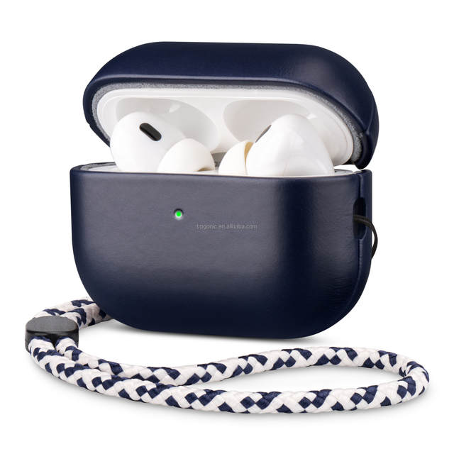 Premium Oil Wax Leather Earphone Case for Apple AirPods Pro 3 Shockproof Protector