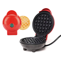 Machine à Cuisson Électrique Mini Gaufriers Omelette Crêpe Donut Maker Machine à Gaufres en Forme de Cœur