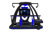 Simulador de VR para 1 persona en interiores Disparo de vuelo de máquina interactiva en plataforma de realidad virtual para parques temáticos