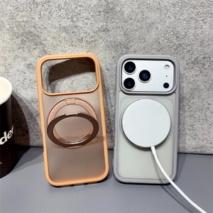 Funda Plegable de Diseño de Lujo a Prueba de Golpes para iPhone 17, Magnética, Mate Esmerilada, Anti-caídas, con Soporte para Teléfono Incluido - Product Image 5