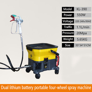 Airless <strong>Paint</strong> <strong>Sprayer</strong> 4000PSI 7L Cup Capacity Industrial Grade Professional Battery-Powered DIY - Product Image 2